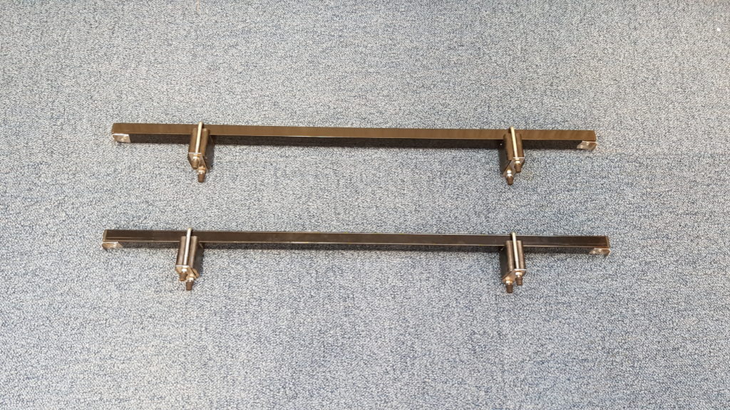 Surfbretthalter 80 cm - abnehmbar (Paar) - Premium Dachbox aus GFK von