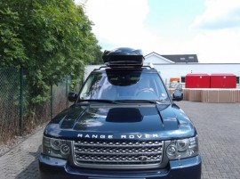   Range Rover Big Malibu box sul tetto 