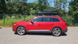 Audi Q7 Dachboxen Audi Beluga XXL Dachbox – Urlaub mit Hund