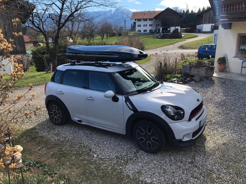 Dachboxen Mini Cooper Premium roof box made of GRP by Mobila