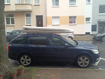  Skoda Octavia Malibu  Kundenbilder Jumbo Premium Dachbox 1400L