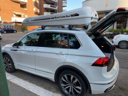  Tiguan Wave  Kundenbilder Jumbo Premium Dachbox 1400L